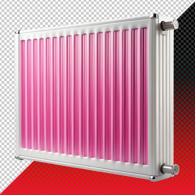 Radiator isoliert auf durchsichtigem Hintergrund 3D-Rendering