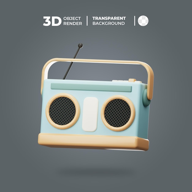 Radio BoomBox 3D
