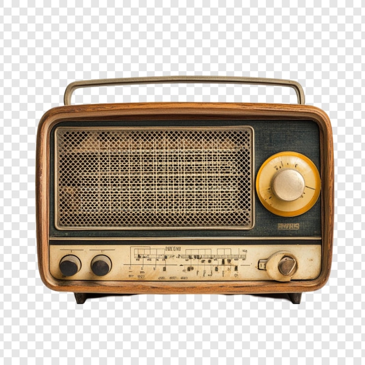 PSD radio in legno vintage retro design nostalgia elettronica antica vecchia tecnologia