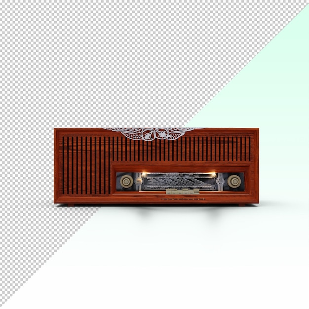 Radio Vintage Isolée