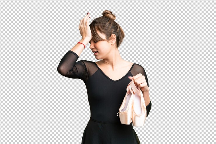 PSD ragazza giovane su uno sfondo isolato di chroma key