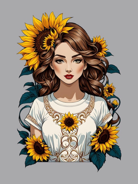 Ragazza girasole