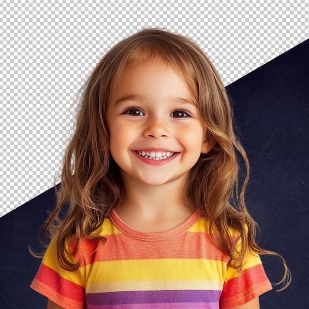Ragazza sorridente e adorabile
