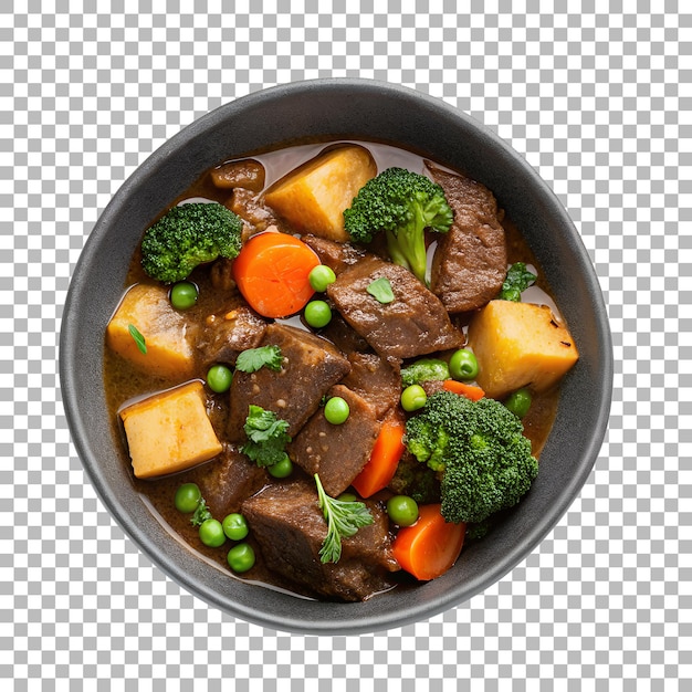 Un ragoût de bœuf et de légumes