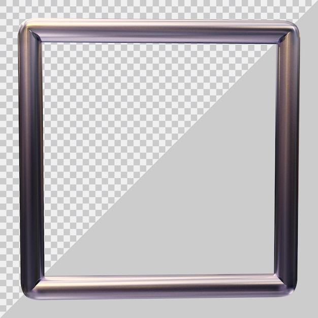 Rahmen mit modernem 3D-Stil