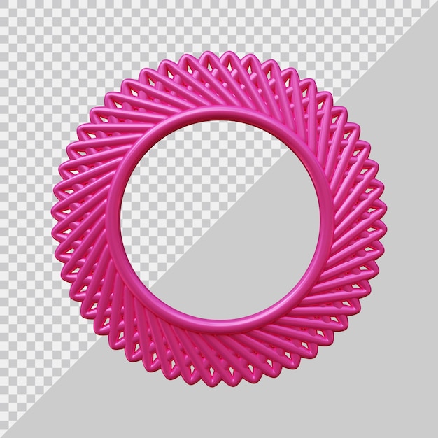 Rahmen mit modernem 3D-Stil