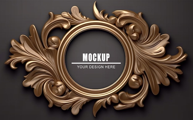 Rahmendesign-Mockup-Vorlage