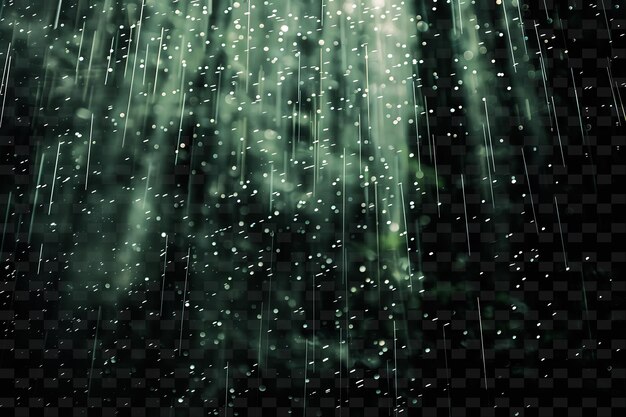 PSD rain drops on a dark background