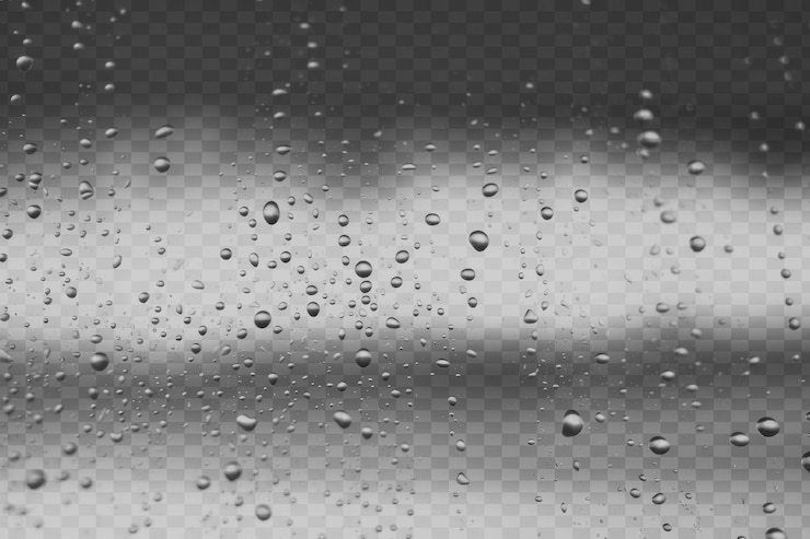 PSD rain overlay png effetto pioggia realistico per il montaggio fotografico