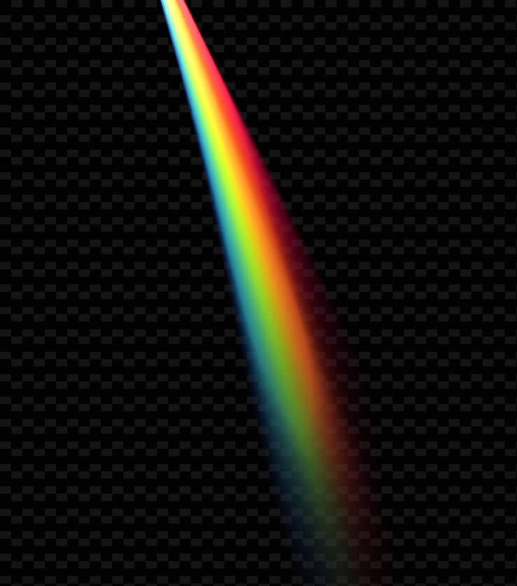 PSD rainbow beam brilha vibrantemente combinando todas as cores do arco-íris y2k neon inspirado na textura da luz