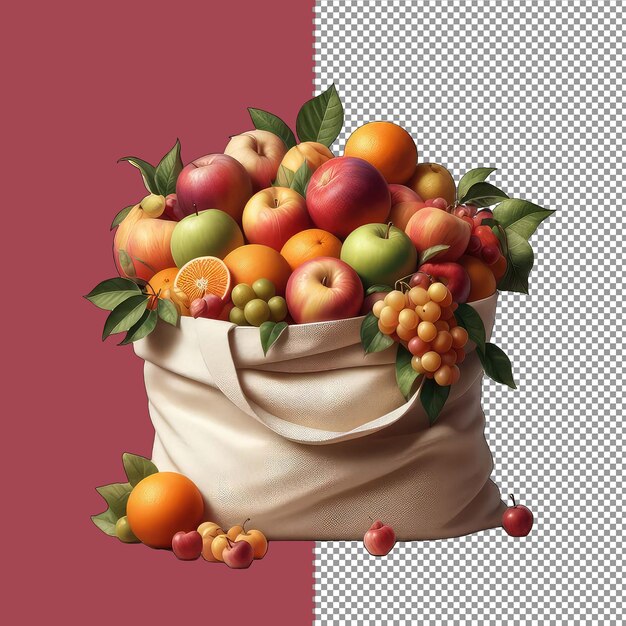 Rainbow fruit collection png