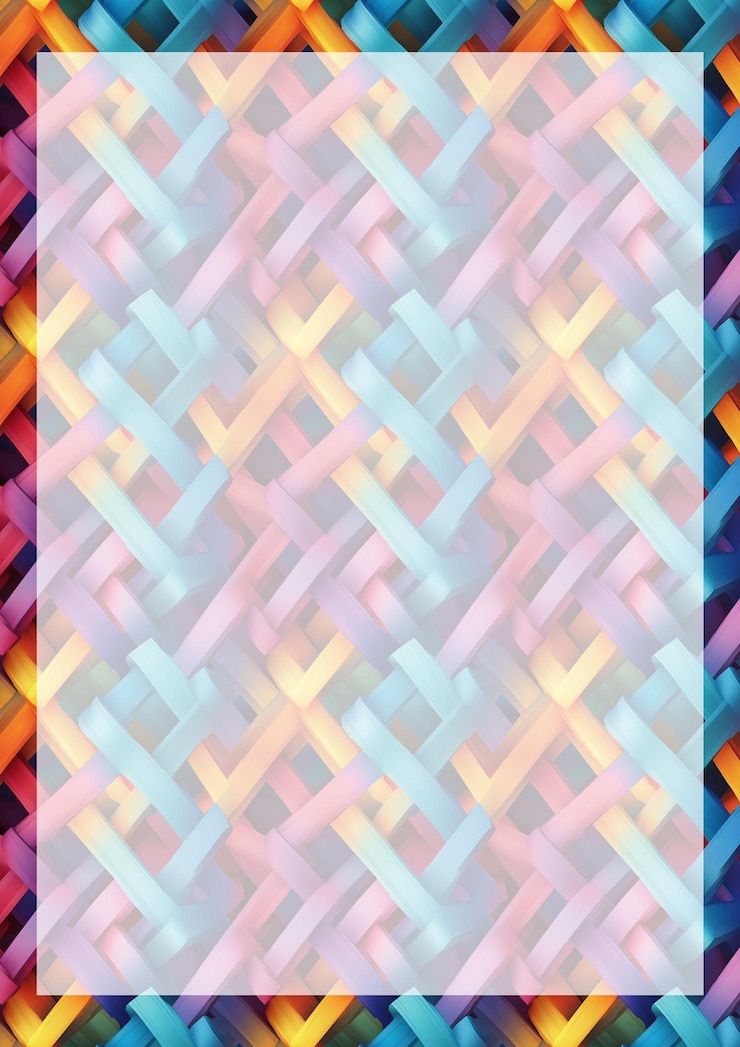 PSD rainbow weave pattern