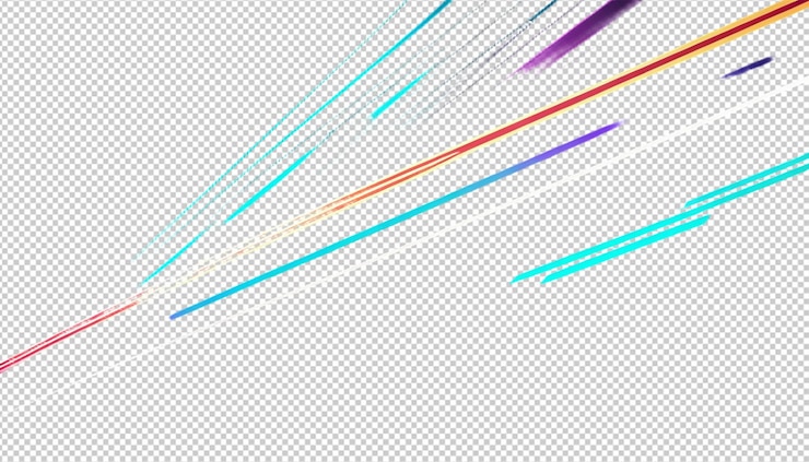 PSD raios de néon vetor fundo abstrato png estilo tecnológico futurista fundo abstrato com linhas de velocidade png