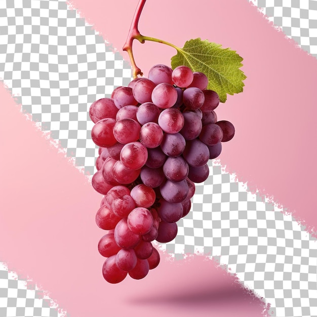 PSD raisin rouge seul sur fond transparent