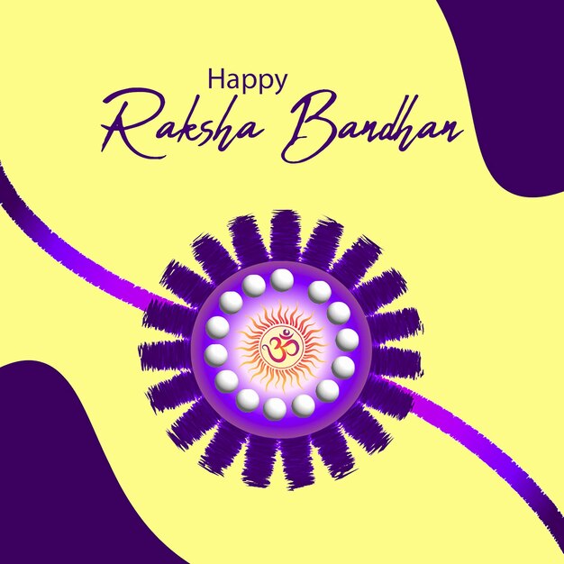 PSD raksha bandhan post design para design de mídia social