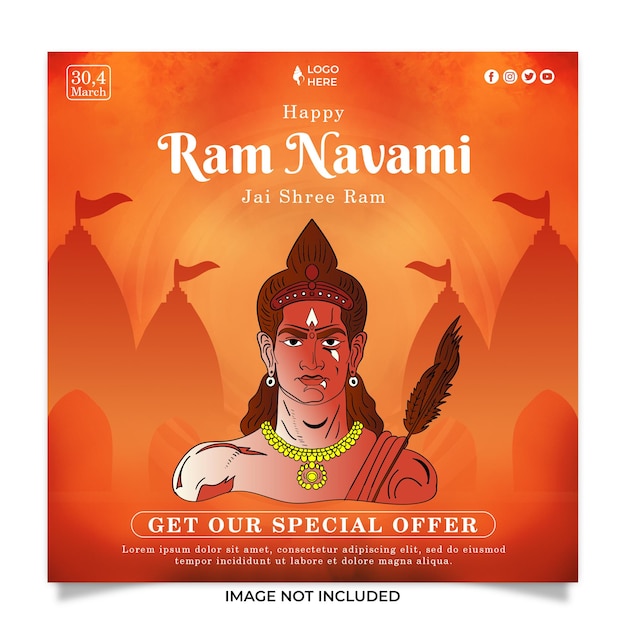 Ram navami social-media-beitrag