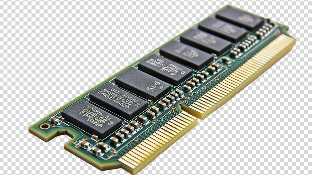 RAM Random Access Memory isolated on transparent background