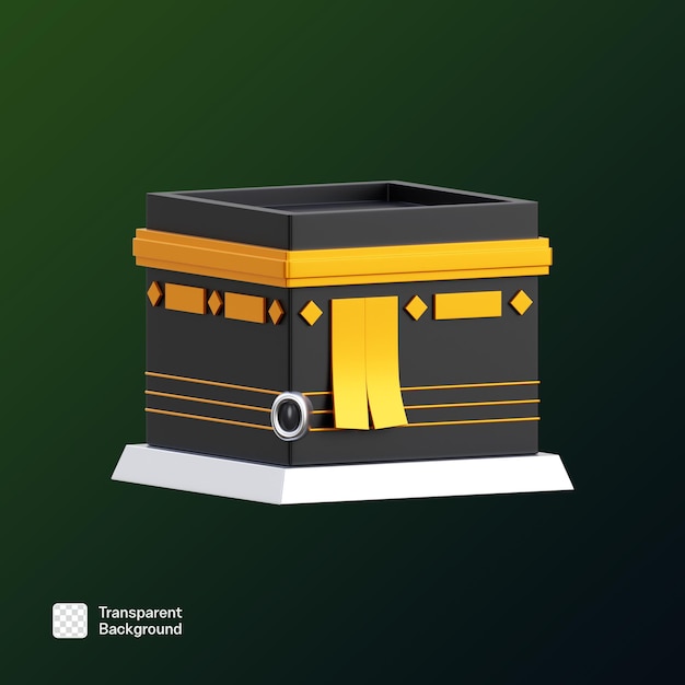 Ramadan and Eid Mubarak 3D Illustration PNG Template