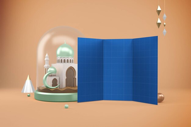 Ramadan brochure design mockup