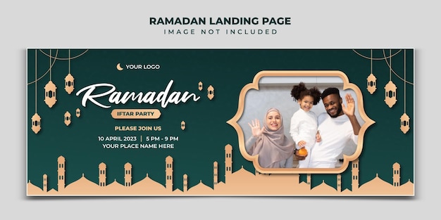 Ramadan-Facebook-Banner-Vorlage