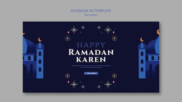 Ramadan-feier facebook-vorlage