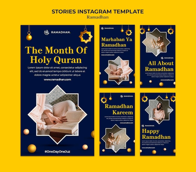 Ramadan instagram geschichten vorlage