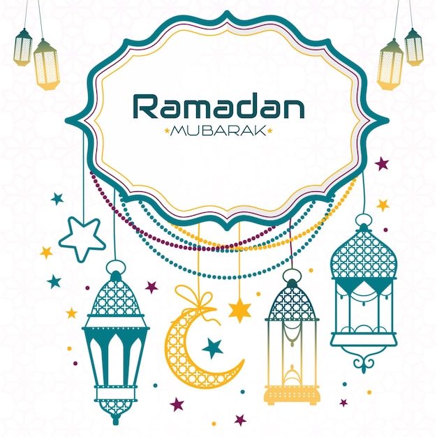 PSD ramadan kareem banner social post modèle de conception du psd