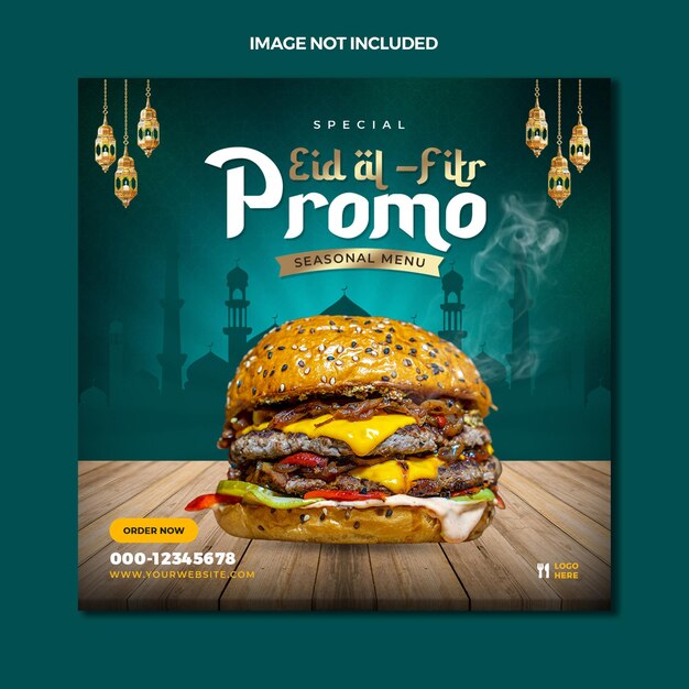 Ramadan Kareem Festival Islâmico Social Media Post Design
