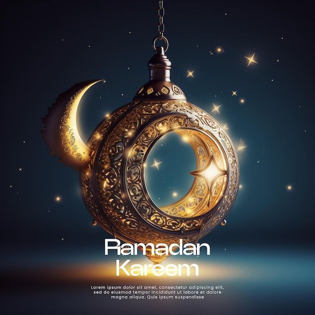 PSD ramadan kareem islamisches fest social-media-post-design-vorlage