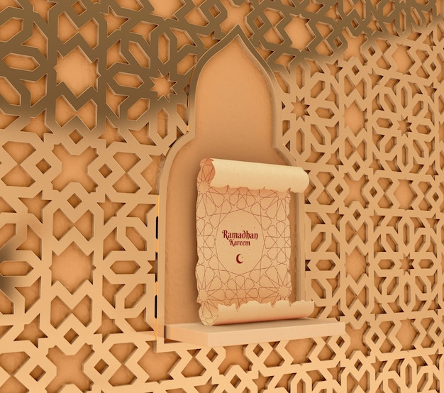 Ramadan Kareem Konzept Modell