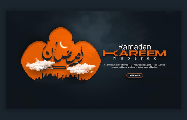 PSD ramadan kareem mubarak festival islámico banner web religioso y plantilla de fondo