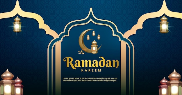 Ramadan Kareem para promoção de postagem de mídia social