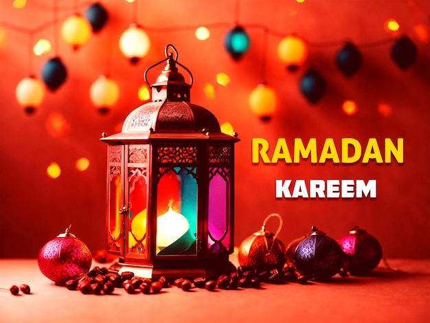 PSD ramadan kareem ramadan mubarak eid mubarak islamischer gruß social-media-post-vorlage