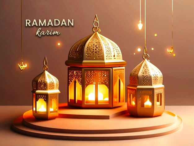 PSD ramadan karim illustration und design