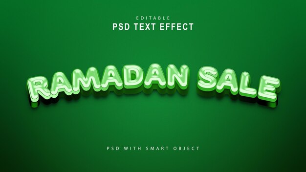 Ramadan Sale Text Effect