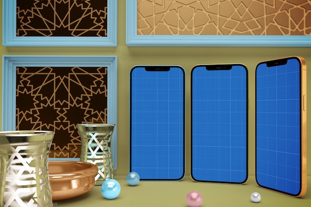 Ramadan smartphone-design-modell