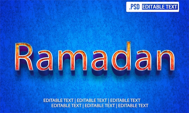 PSD ramadan-text-stil-effekt