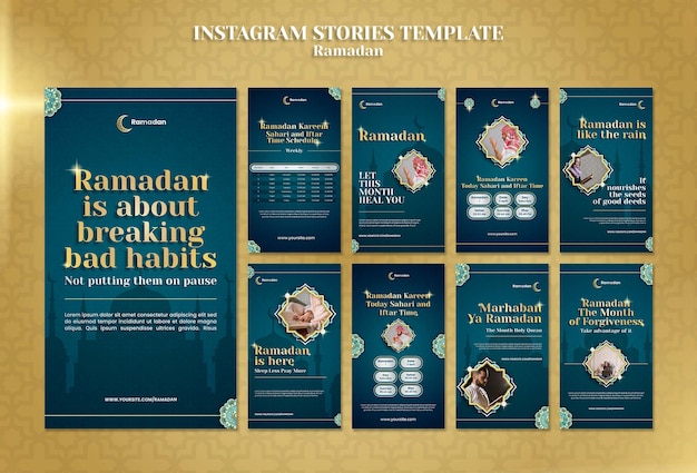 Ramadan-Vorlagendesign mit Farbverlauf