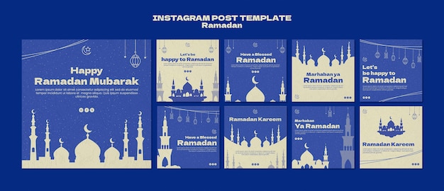 Ramadan-Vorlagendesign