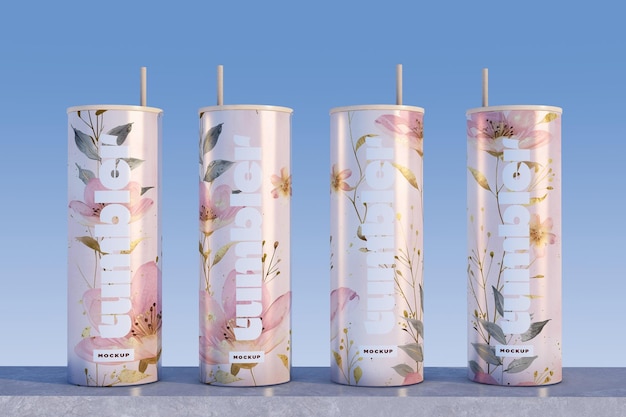 Rambler Travel Mug Trinkbecher-Mockup für die Reise