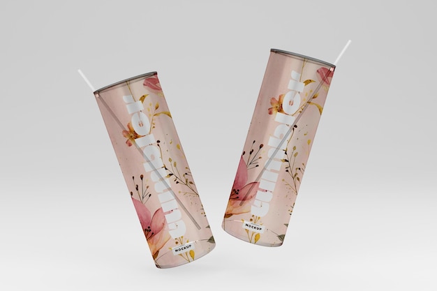 Rambler Travel Mug Trinkbecher-Mockup für die Reise
