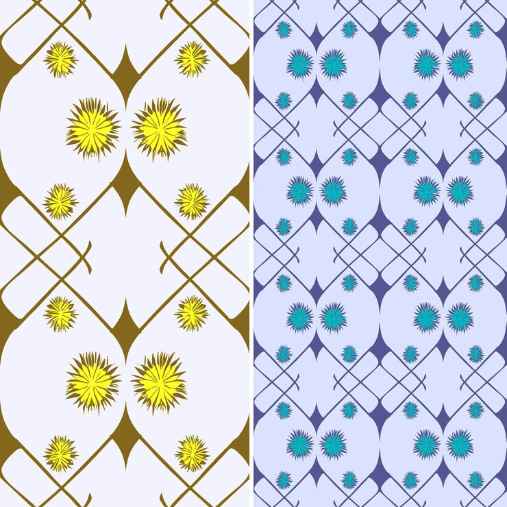 PSD rambutan con contornos peludos y diseño único con argyle p vector de patrón de frutas tropicales único