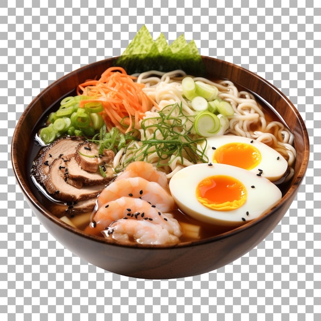 PSD ramen em fundo transparente