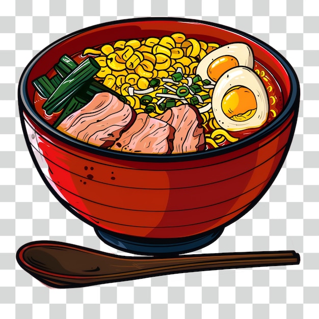 PSD ramen transparent background