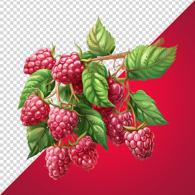 ramo di lampone png