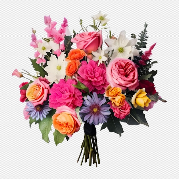 PSD ramo de flores png