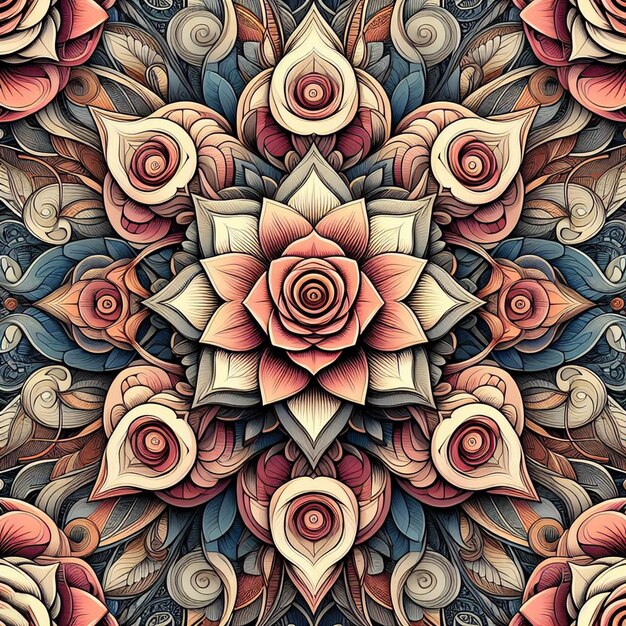 PSD ramo hiperrealista de rosas coloridas diseño de ilustración floral fondo transparente aislado