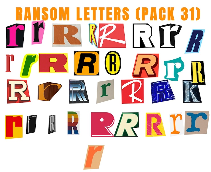 PSD ransom letter pack