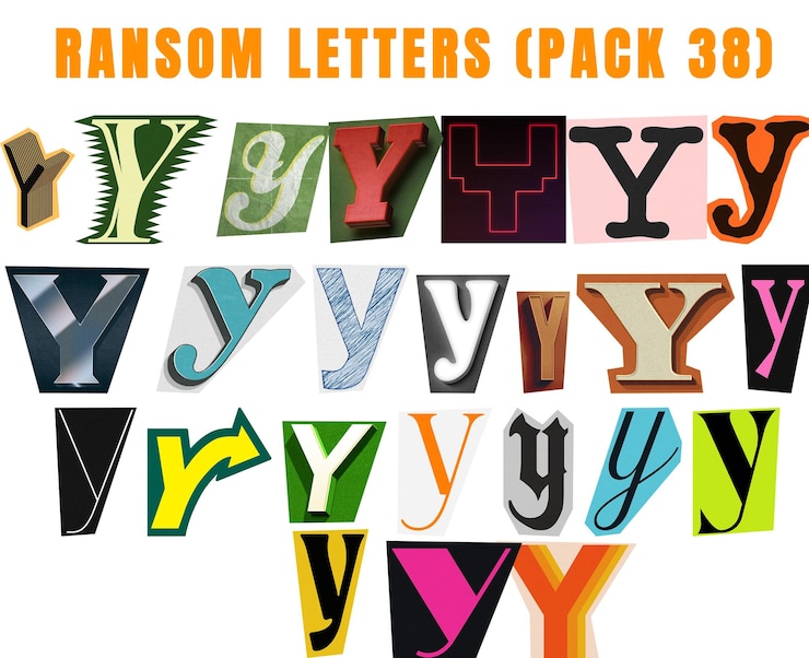 PSD ransom letter pack