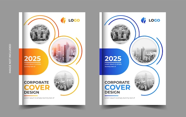 Rapport Annuel De Conception De Livre D'entreprise Ou Page De Couverture De Brochure